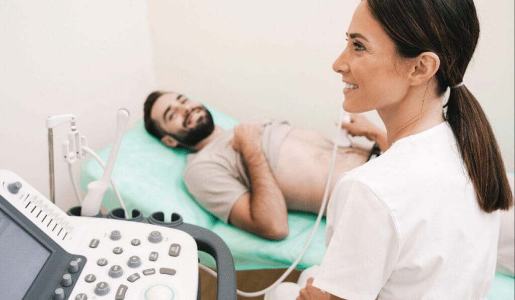 Scanning the abdomen