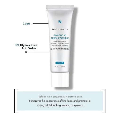 SkinCeuticals Glycolic 10 Renew Overnight 50ml - Image 3